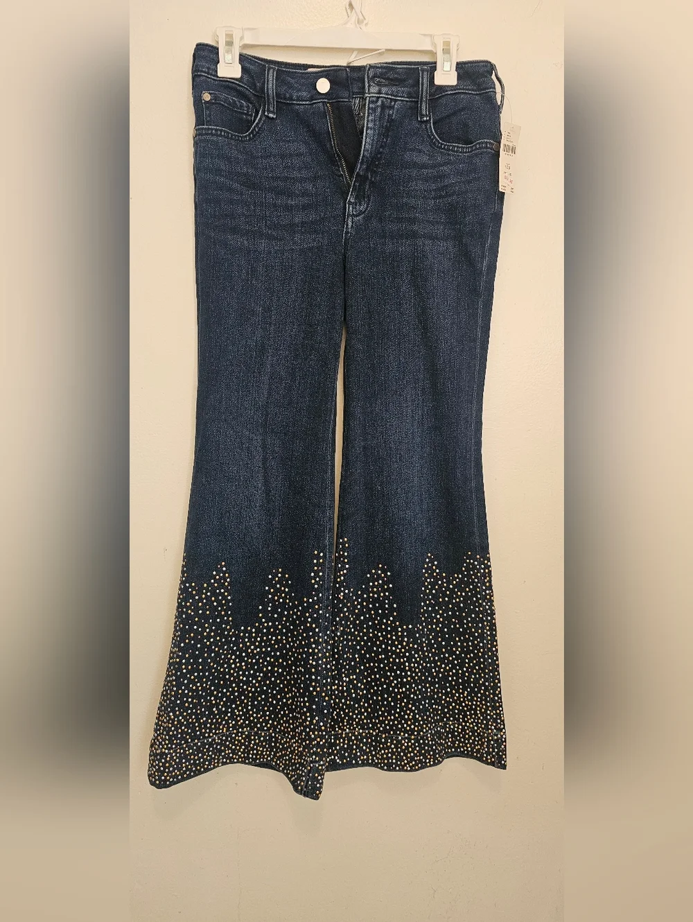 Pilcro Retro Studded Low Rise Jeans 27P - Picture 2 of 4